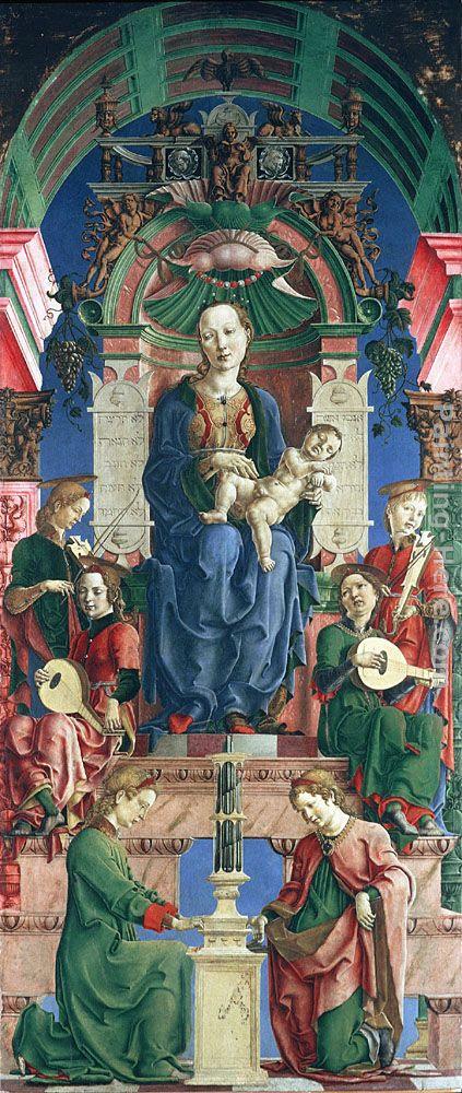 Cosme Tura Madonna with the Child Enthroned (panel from the Roverella Polyptych)